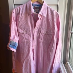 Vintage red pink shirt L